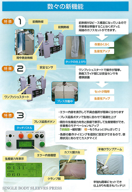 【引き取り限定】Yシャツシングルボディ 型式YPS-201A製造No.2043